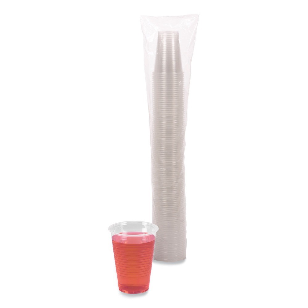 Boardwalk TRANSCUP9CT 9 oz. Polypropylene Cold Cups – Translucent (2500/CT) New