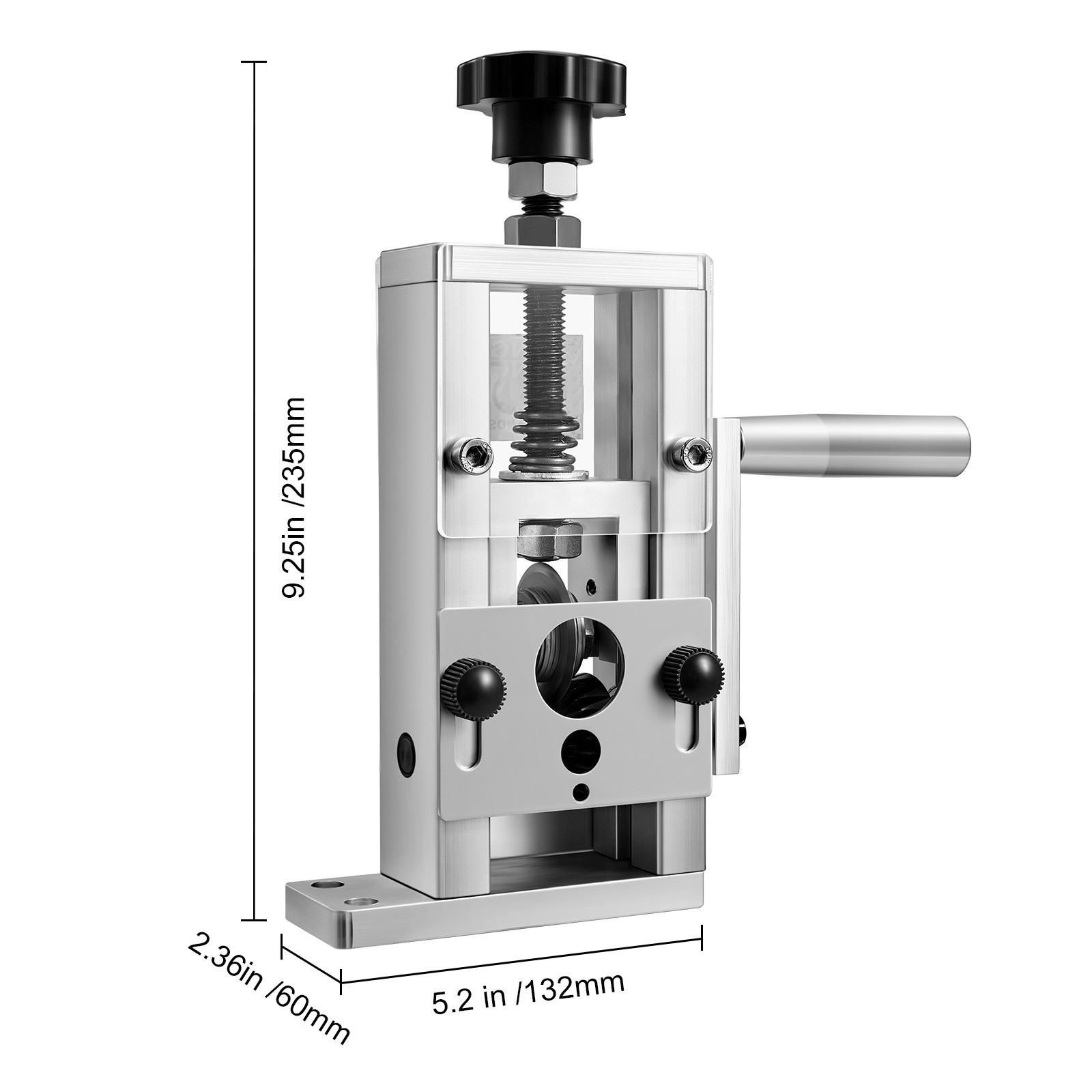 Manual Wire Stripper Stripping Machine 0.06-1 in Hand Crank or Drill Powered