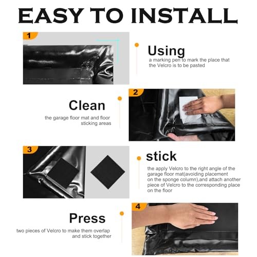 8’6″x22′ Garage Floor Mats for Under Car,Non-Slip Garage Flooring Protector