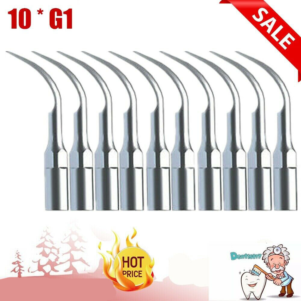 1-20*Dental Ultrasonic Piezo Scaler Scaling Tips G1 Fit EMS/Woodpecker Handpiece