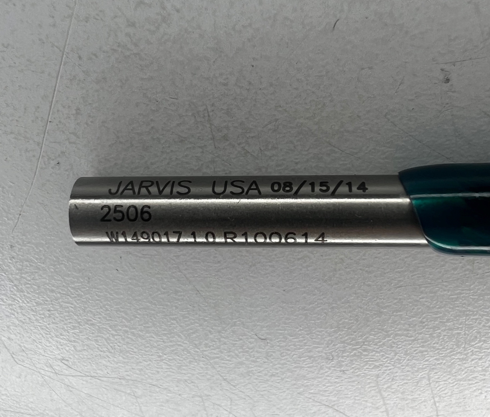 ONE(1) JARVIS Cylindrical Rotary File 1/4″x1″ Standard Cut 1/4 Shank 2506 100614