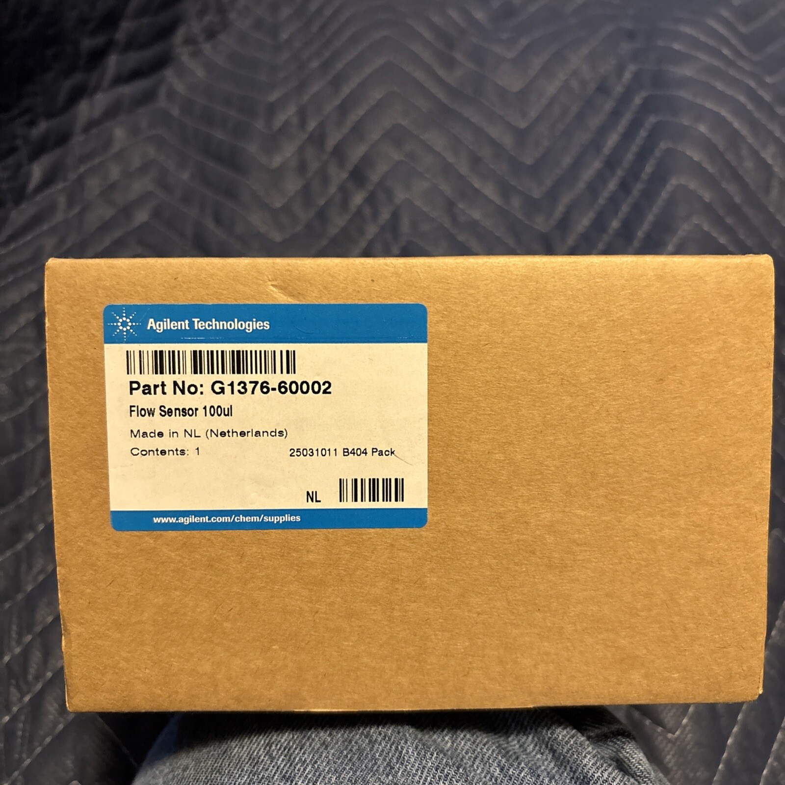 AGILENT TECHNOLOGIES G1376-60002 100µL/MIN MAX FLOW SENSOR FACTORY SEALED