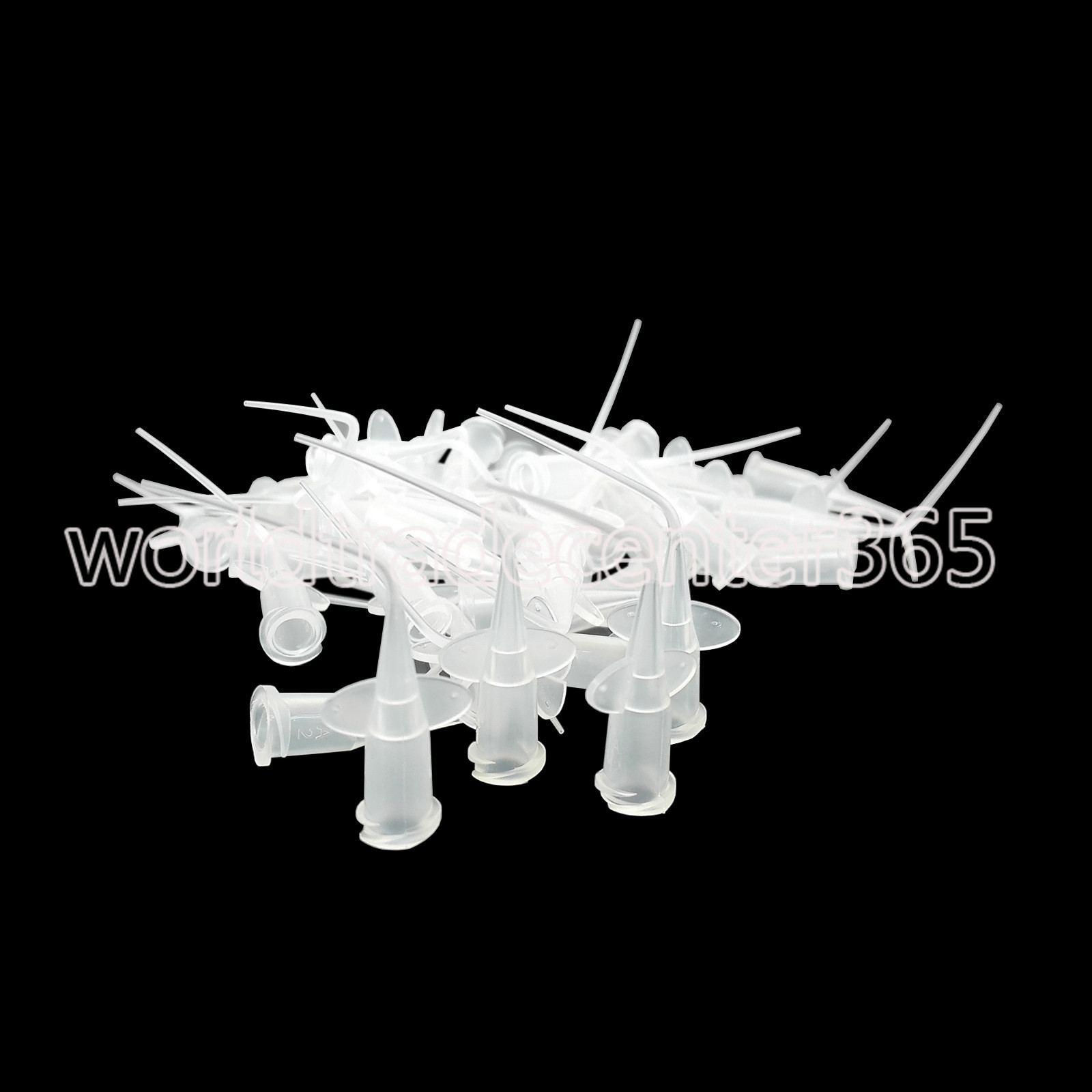 100Pcs Dental Endo Irrigation Syringe Tips Disposable Irrigator Tip Pure 0.25mm