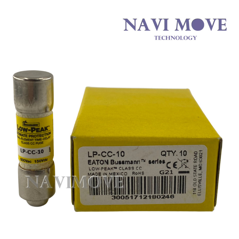10PCS New Genuine Bussmann LP-CC-10 10A 600V Time-delay Fuse Shipped from US