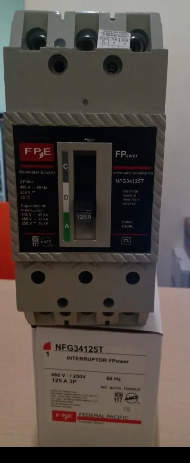 FPE Schneider Electric NFG34125T Circuit Breaker