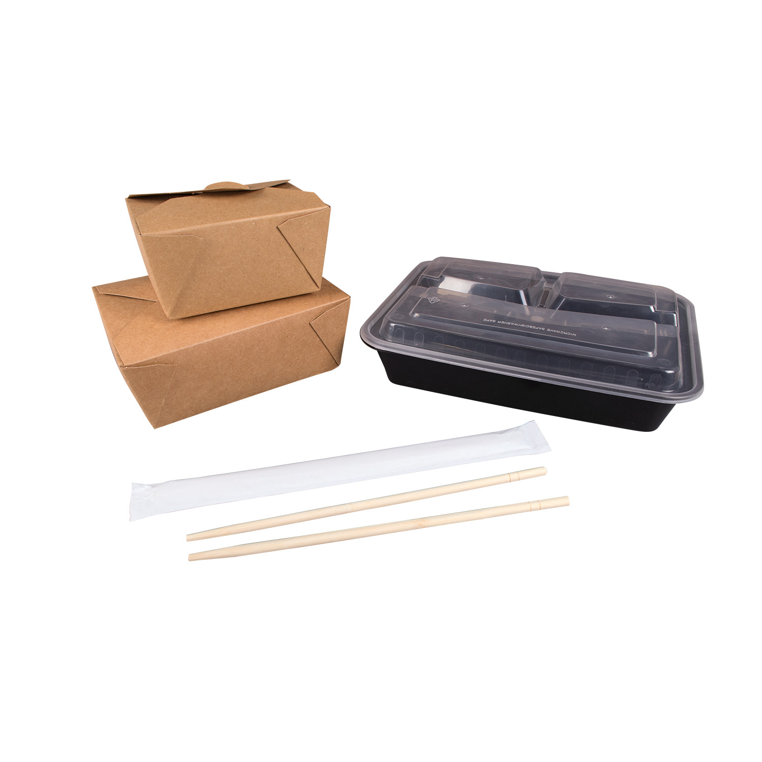 [1,000 Pairs] 9″ Individually Wrapped Bamboo Chopsticks, White
