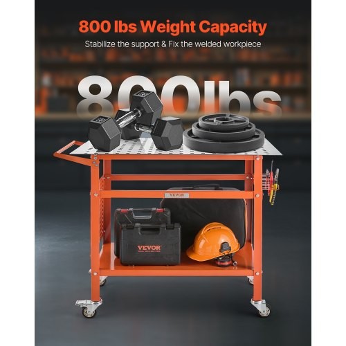 Welding Table 40 x 24 Welding Workbench Table with 800LBS Static Weight
