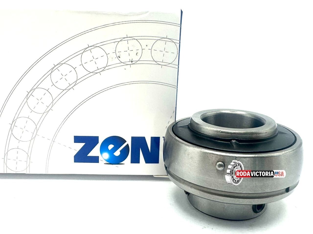 ZEN UC204 Insert Ball Bearing GYE20KRRB YAR204-2F 20x47x31 mm