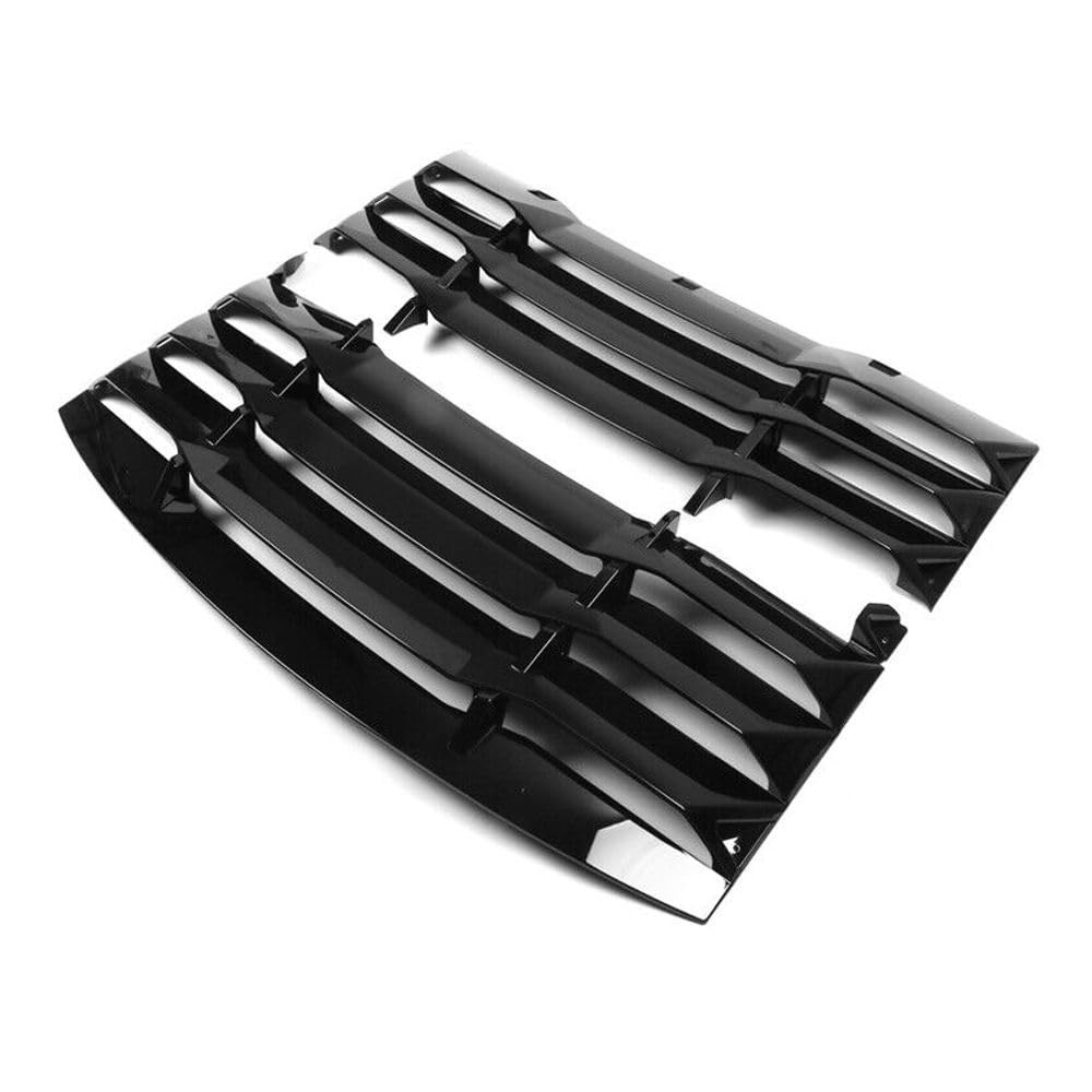 2pcs Rear Side Window Cover Gloss Black ABS Dodge Charger 2011-2023 901-54998