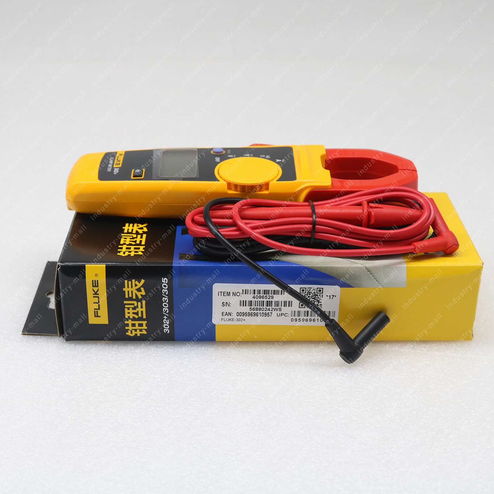 ONE NEW Fluke 302+ Digital Clamp Meter AC/DC Multimeter Electronic Tester