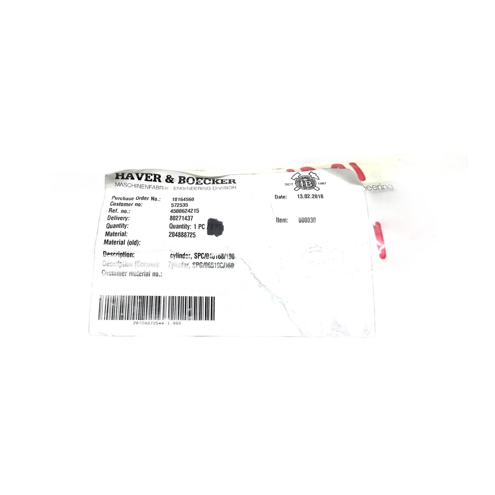 SPC/040168/100 IMI NORGREN, IMI Norgren Pneumatic Cylinder 100mm Stroke ……..