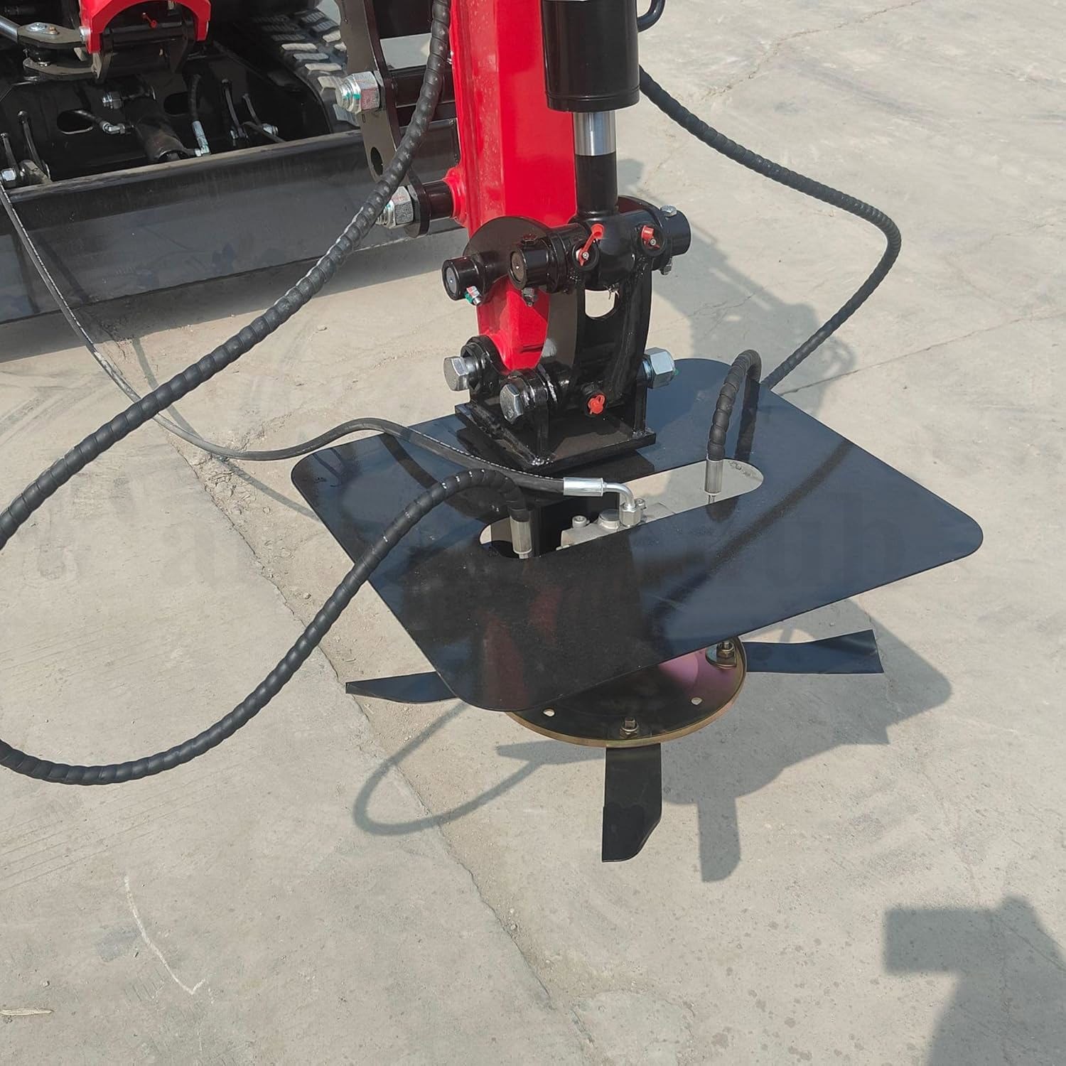 Hydraulic Grass Cutter Mower Attachment For 1-1.5ton Mini Excavator Attachment