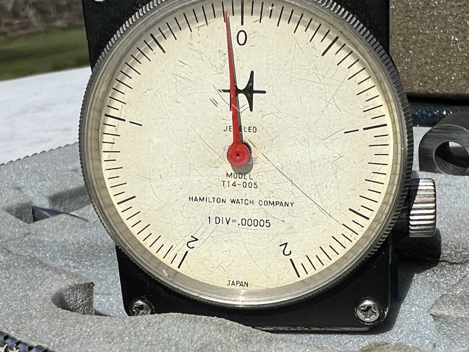 Hamilton Watch Company Dual Sided Dial Indicator T14-005 Watch Makers Machinist