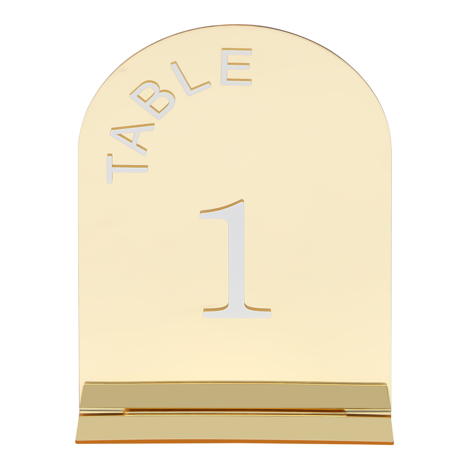 20 Pcs Wedding Table Numbers Mirror Acrylic Table Number Table Sign Numbers