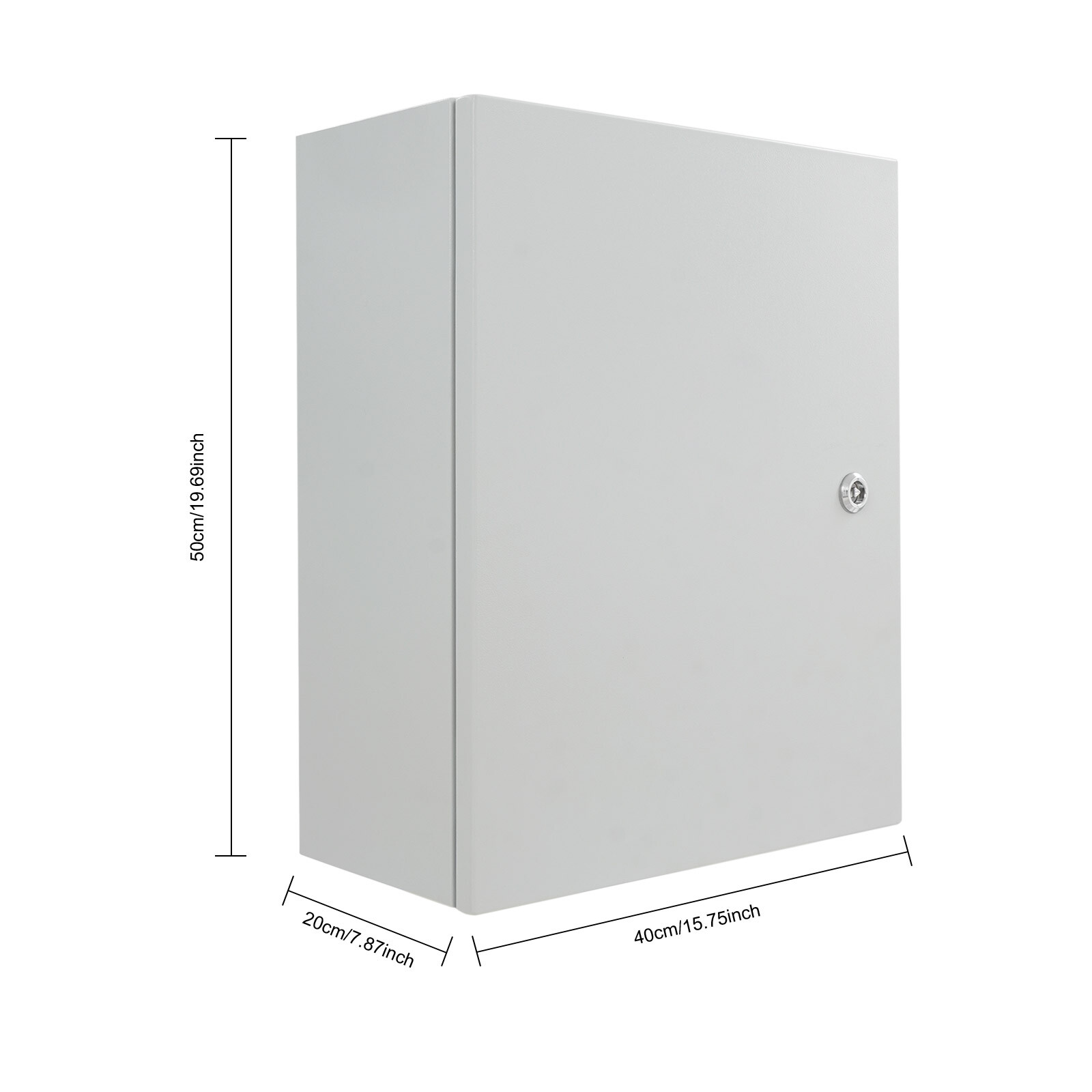 16″x8″x20″ Steel Outdoor Waterproof Electrical Box Wall Mount Junction Box IP50