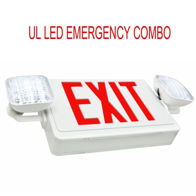 LED Exit Sign – Self Luminous – Red – 5 Years Warranty – Single Sided /120-277V