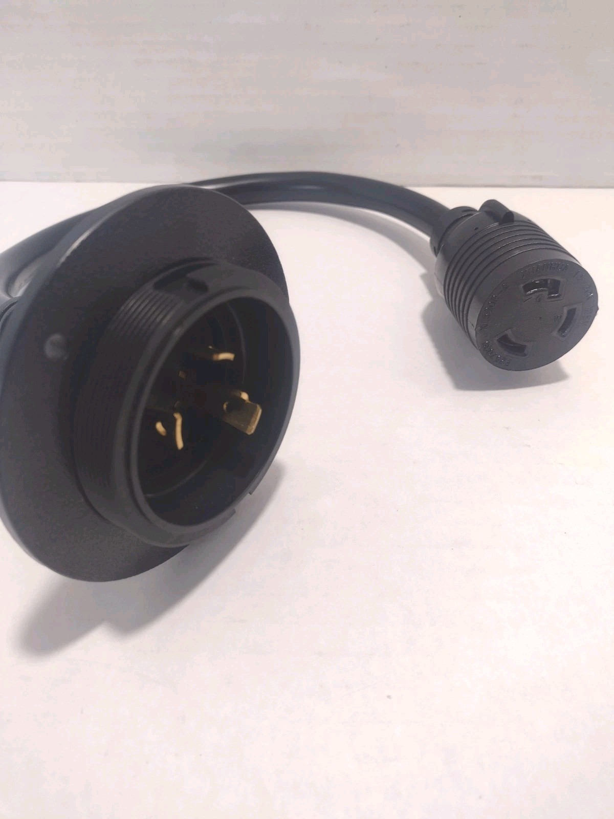 Ningbo Xuanhua NEMA L5-30P to L5-30R Twist Lock Power Cord 30A 125V Panel Mount