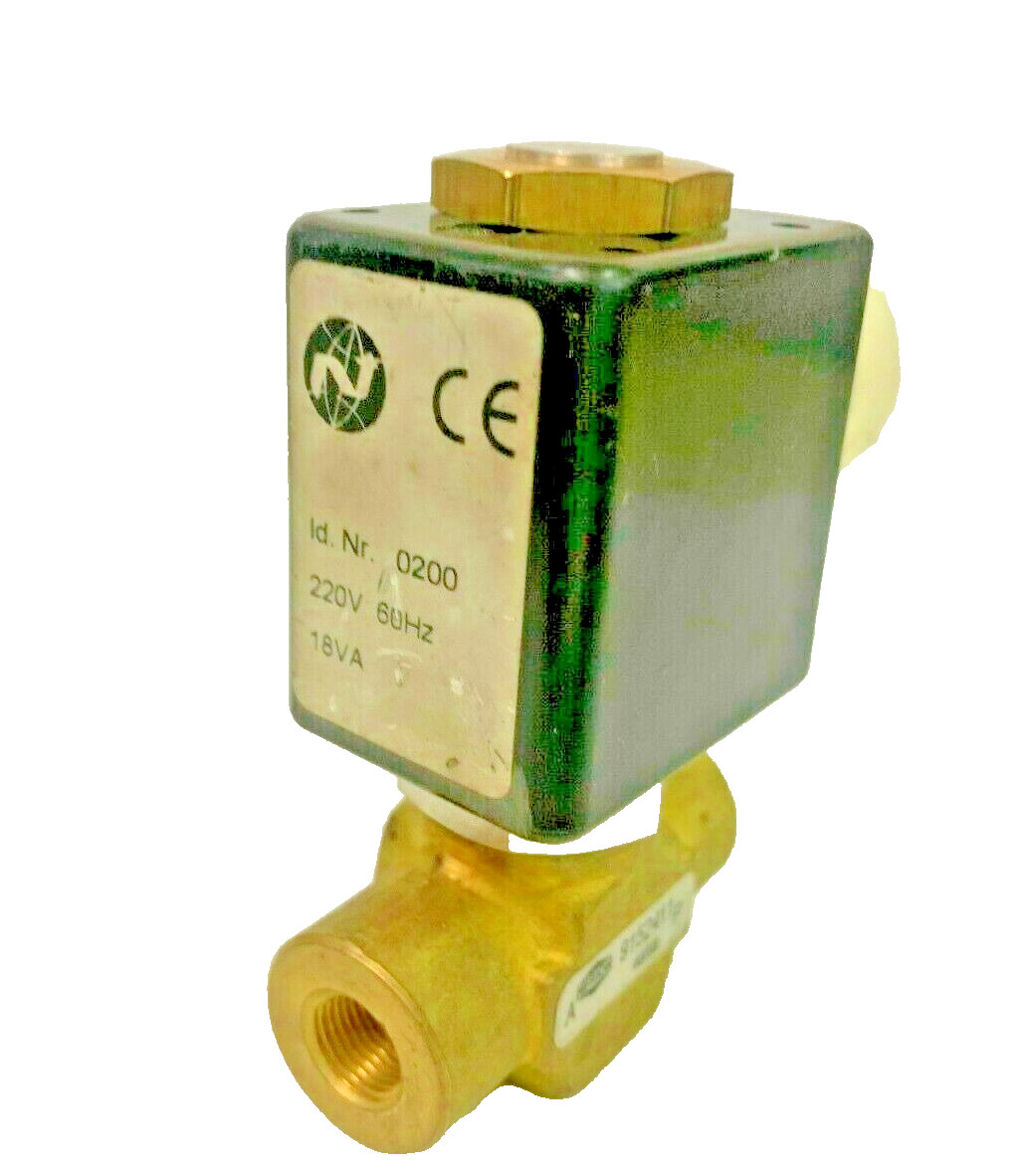 Norgren Herion 9152411 2-Way NC 1/8″ Brass Solenoid Valve 220/60 AC 1/8″ 18VA