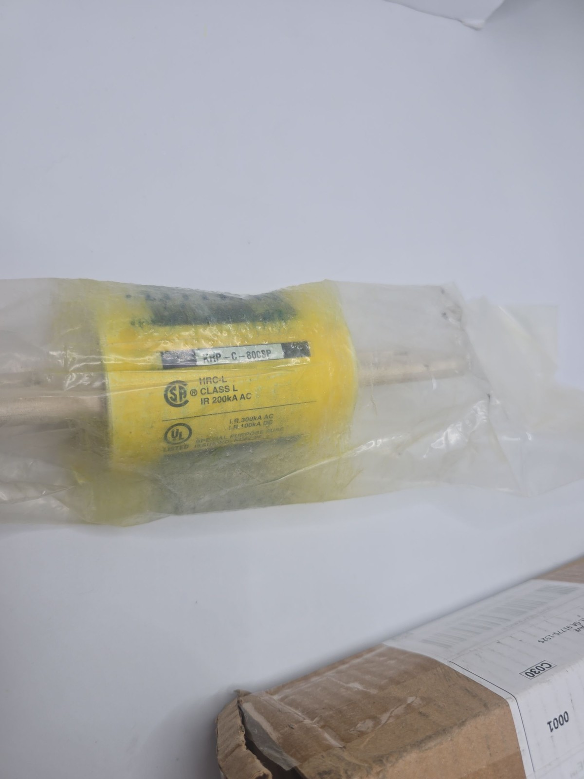 Bussmann KRP-C-800SP Hi-Cap Fuse 800A 600V Class L Low-Peak Time-Delay sealed