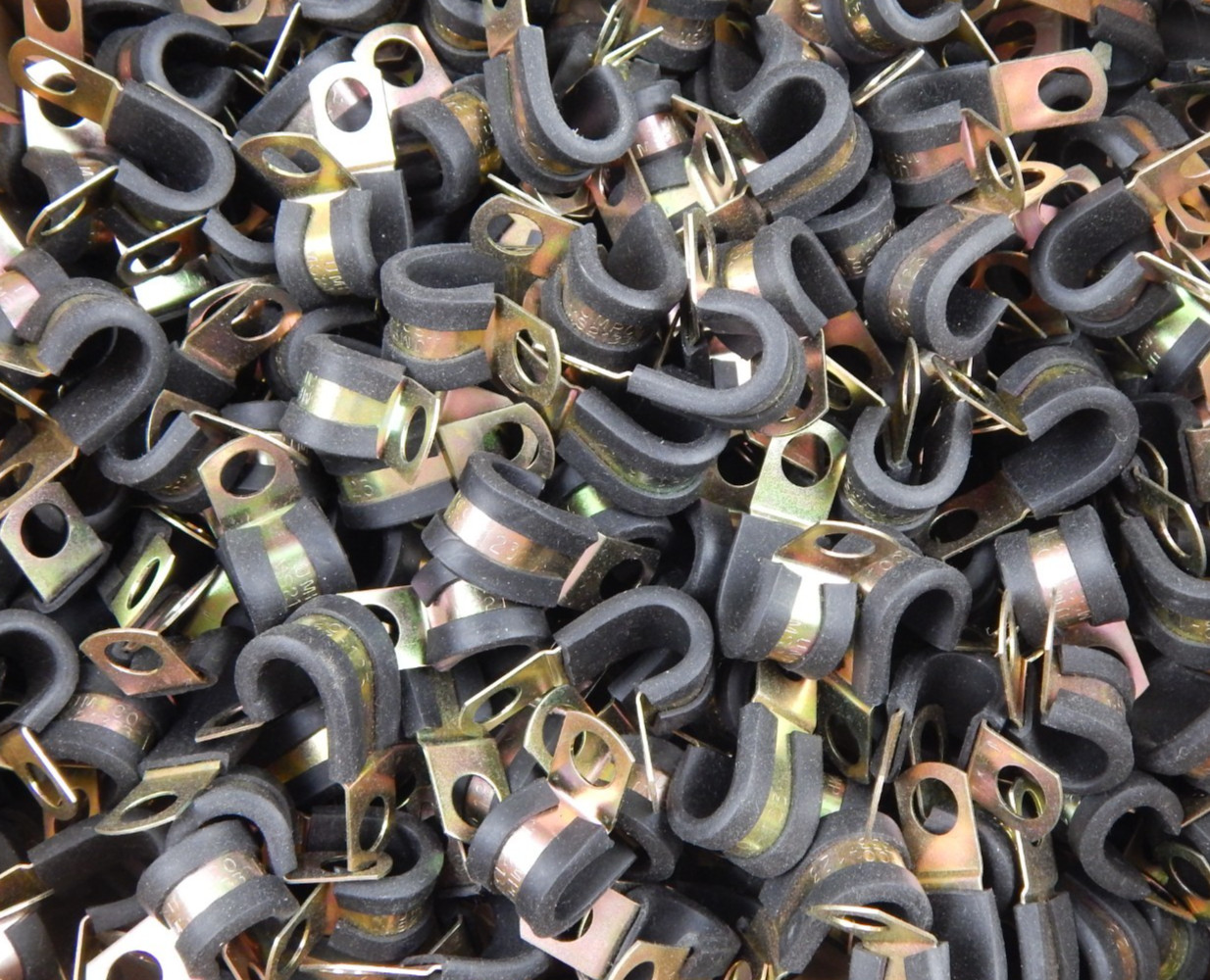 UMPCO MS-21333-123 Rubber Cushioned Cable Clamp 3/8″ – 25pc 100pc 400pc 1600pc