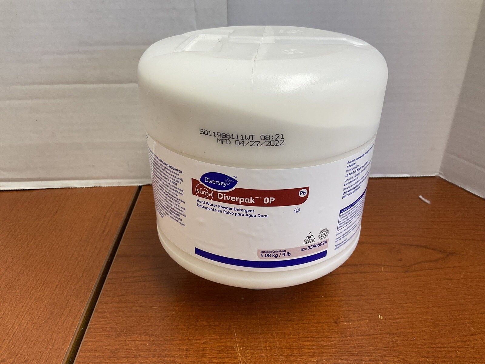 Diversey Suma Diverpak OP Hard Water Detergent 9lb