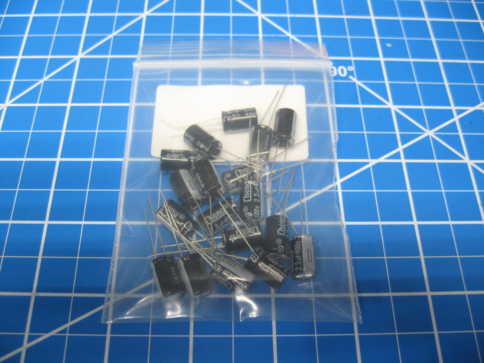 Radial Electrolytic Capacitors – 400V 2.2uF – Imported – 10 Pieces