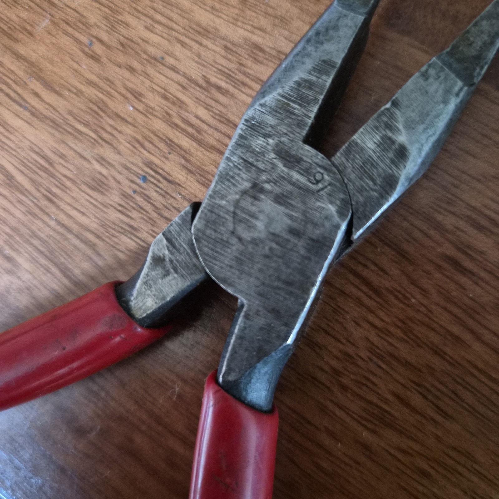 Rare Utica Tools Electrician Lineman Vintage Hand Gripping Longnose Pliers