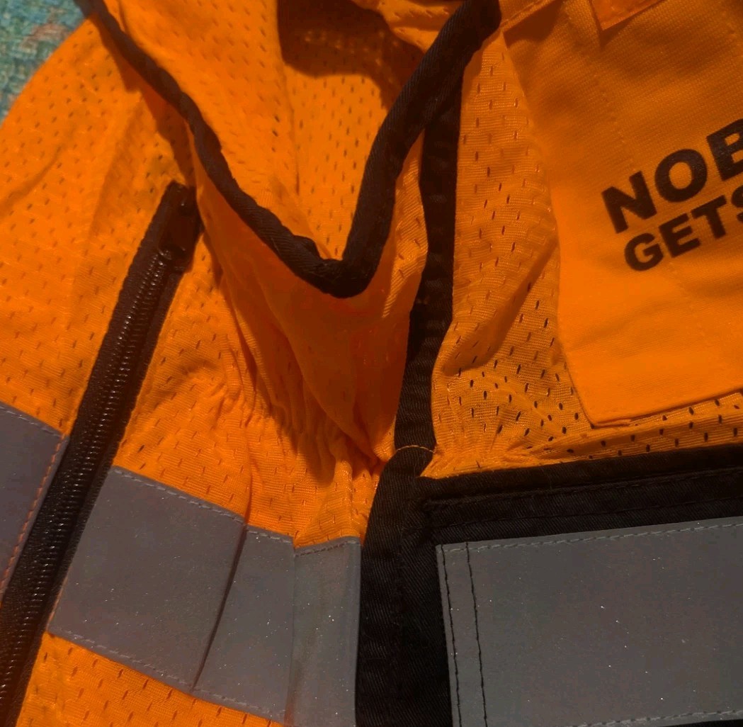 Orr Safety Vest HI-VIS Type R Class 2 Not FR ANSI/ISEA 107-2015 XL Lot Of 2 New
