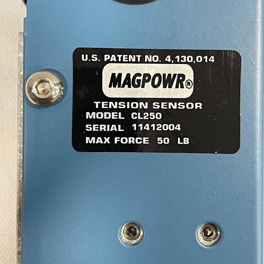 New! Magpowr CL250 Tension Sensor Maxcess 50lbs Max 7MP012