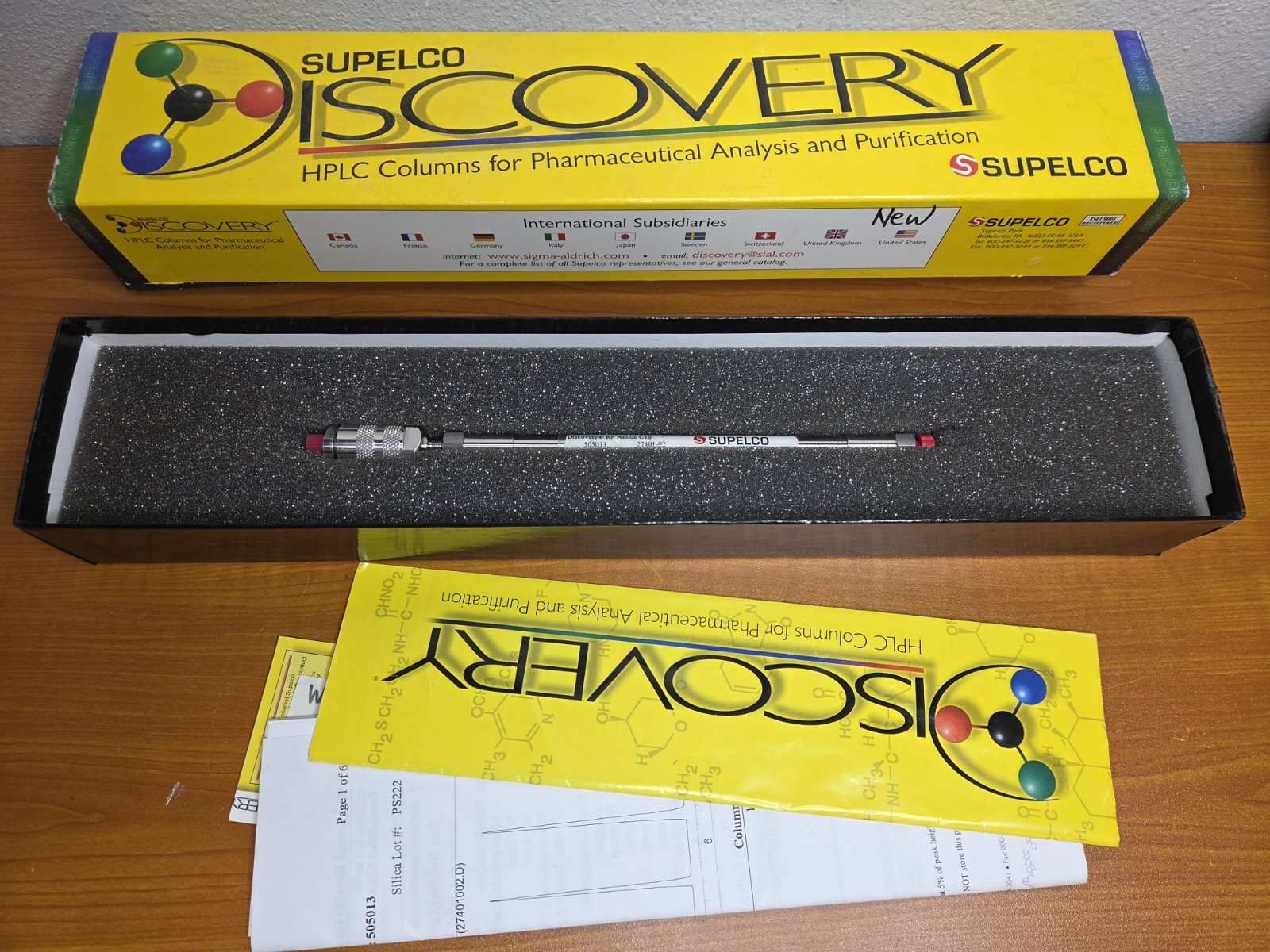 SUPELCO HPLC Column Discovery RP Amide C16 505013 150mm x 4.6mm, 5μm