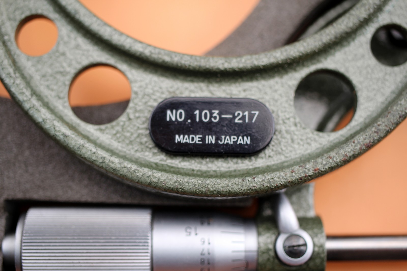 Mitutoyo 103-922 Outside Micrometer Set Standards 0-3″ Range Case Manual, Japan