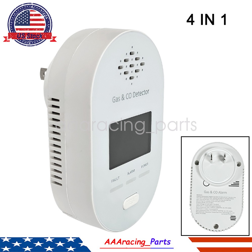 Digital Gas Leak Detector Alarm Sensor Propane Butane Methane Natural Gas Catch