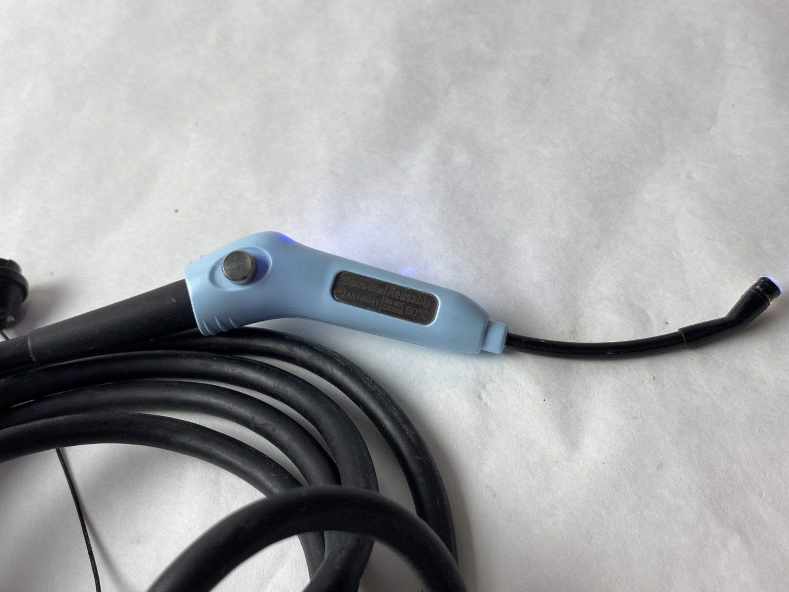 Verathon GlideScope Video Laryngoscope Monitor w/ 0570-0306 Baton & Power Supply