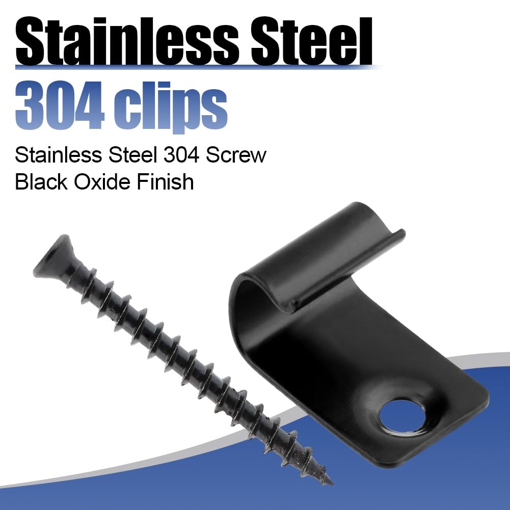Hidden Deck Fasteners For Composite Decking Clips Screws Star Bit Secure 100PC