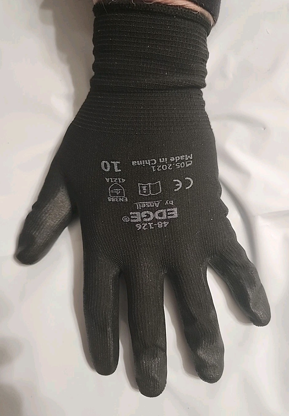 144 pairs XL Ansell EDGE 48-126 Abrasion-resistant gloves Size 10 X large