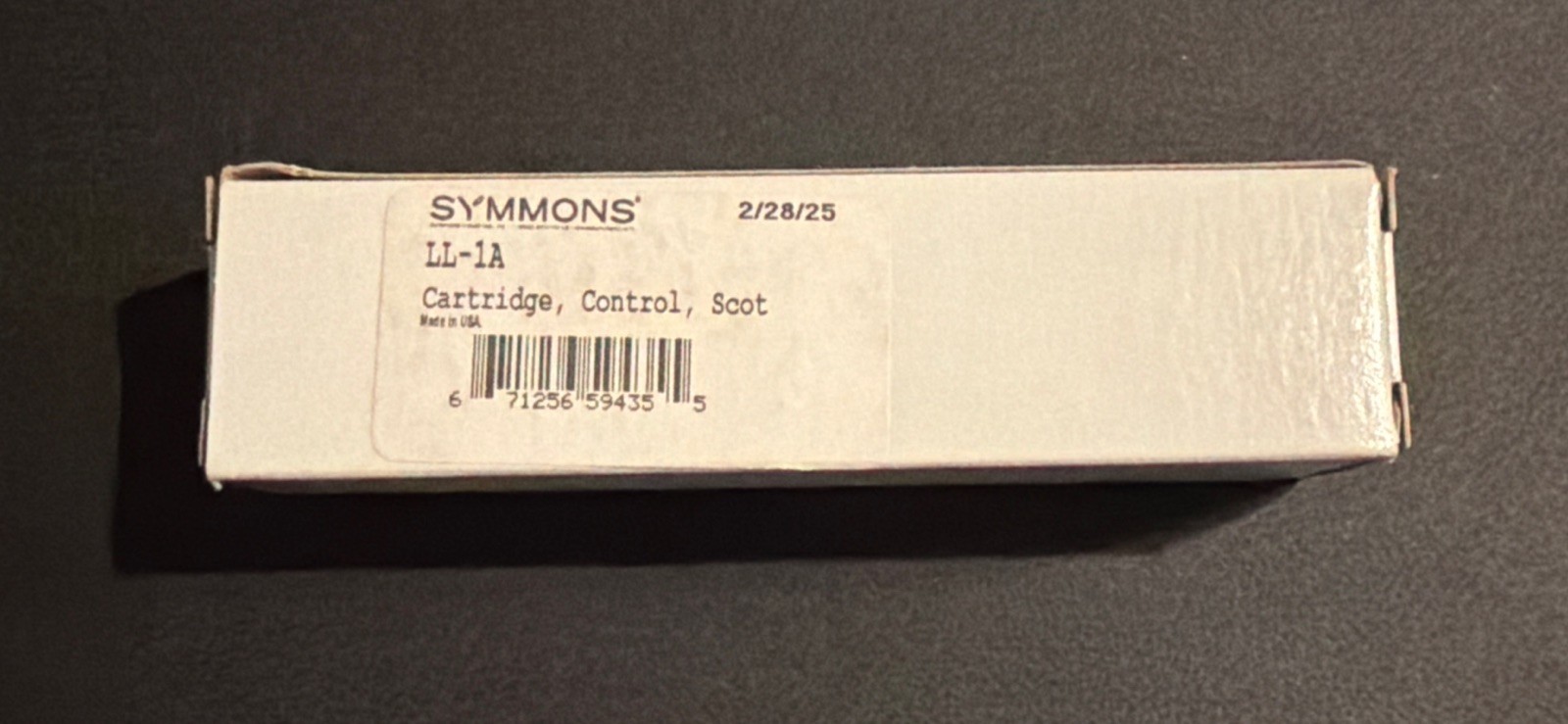 Symmons LL-1A Control Cartridge for SCOT Metering Faucets
