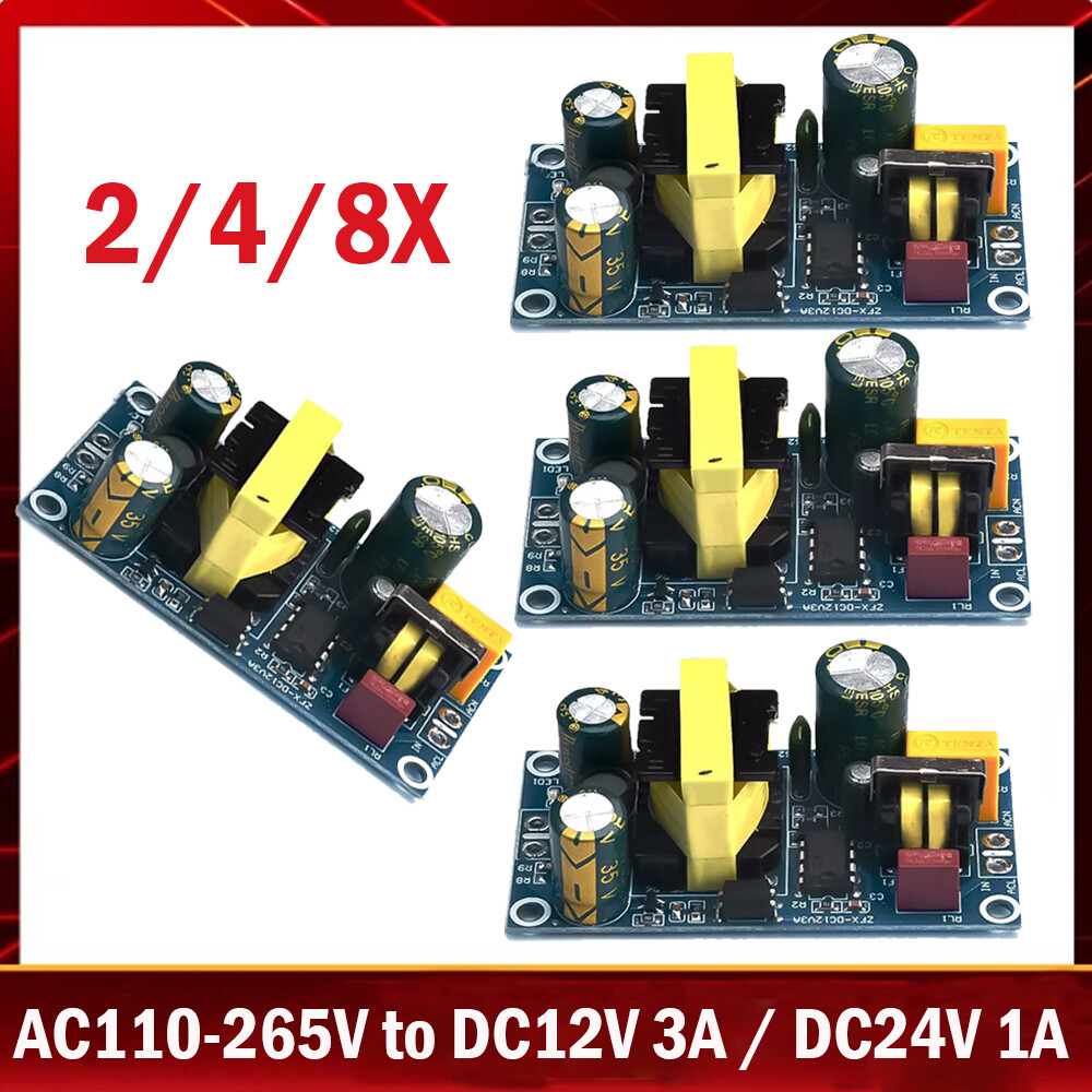 Isolated Switching Power Supply Module AC110-265V to DC12V 3A / DC24V 1A AC-DC