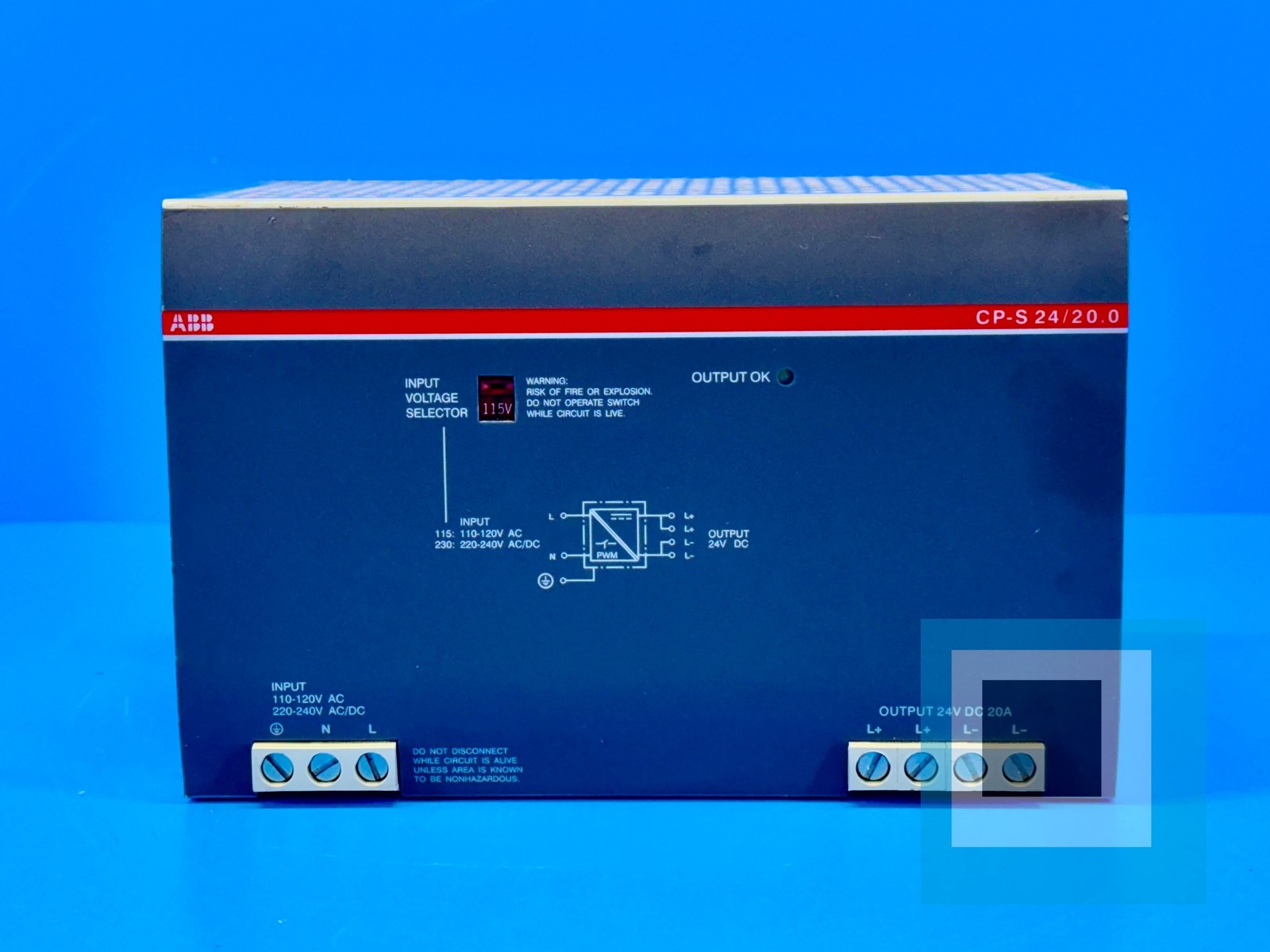 ABB CP-S 24/20.0 Switch Mode Power Supply DIN Rail Mount – NEW OPEN BOX