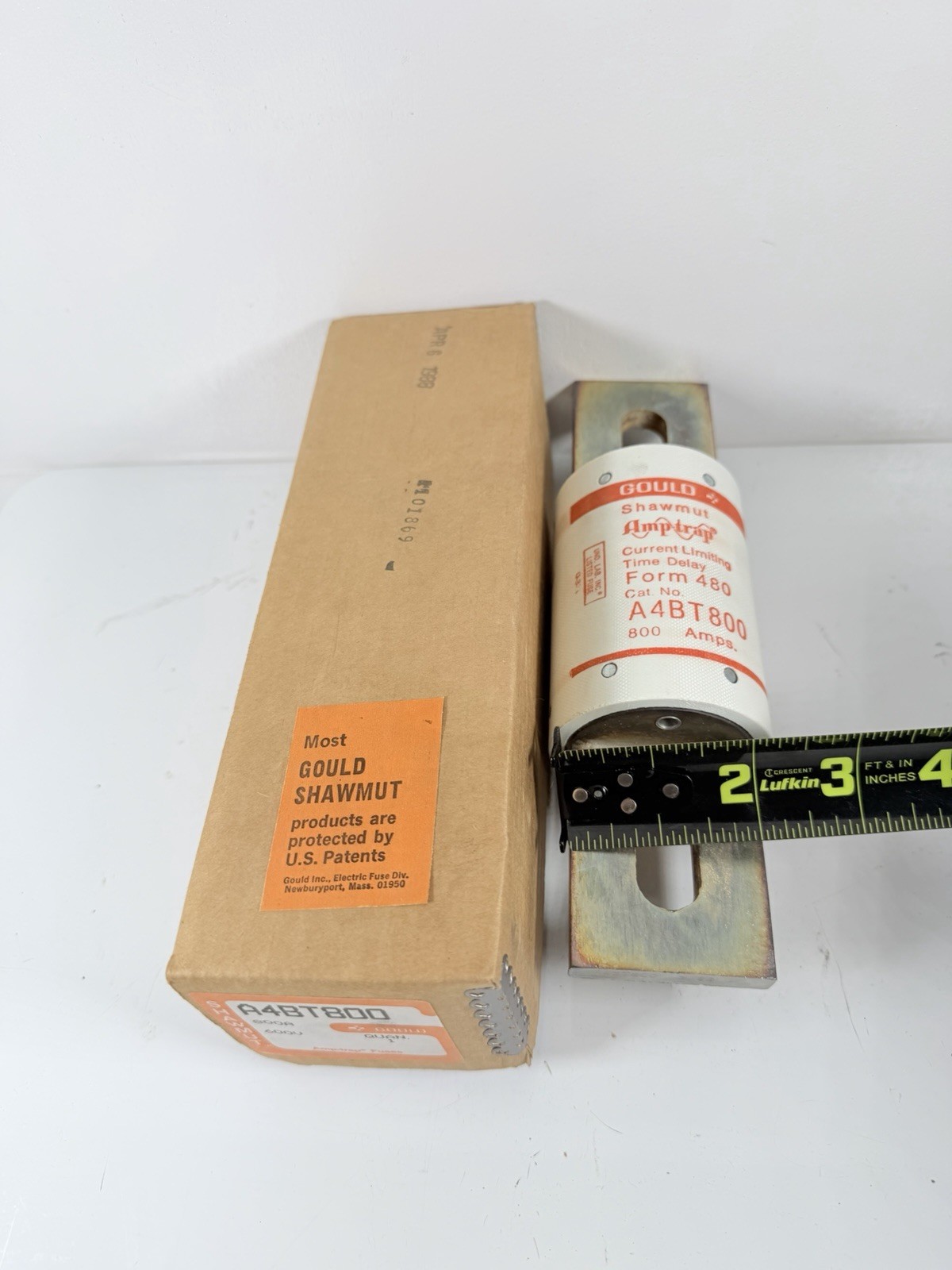 GOULD Shawmut A4BY800 Fuse 600 VAC 800 Amps Class L Current Limiting