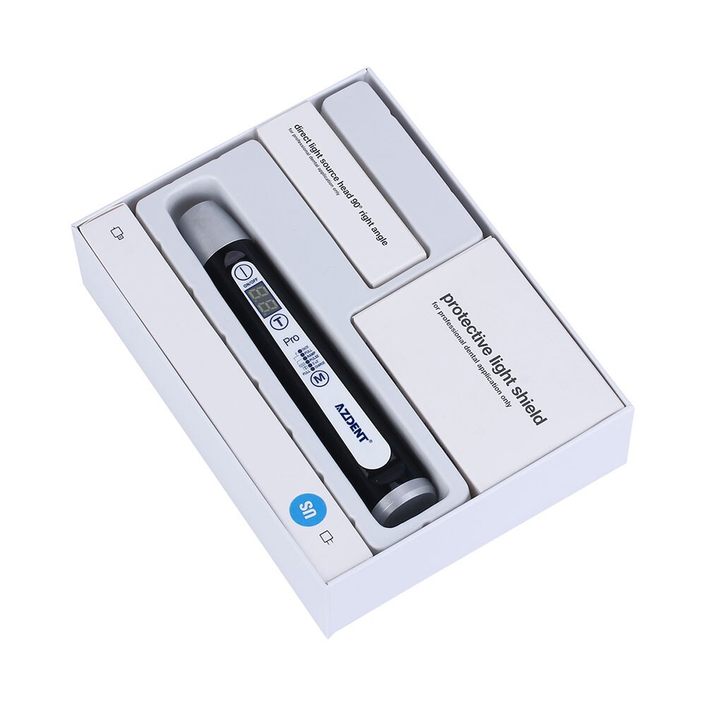 AZDENT Dental Wireless LED 1 Second Curing Light Resin Lamp Curing High Power