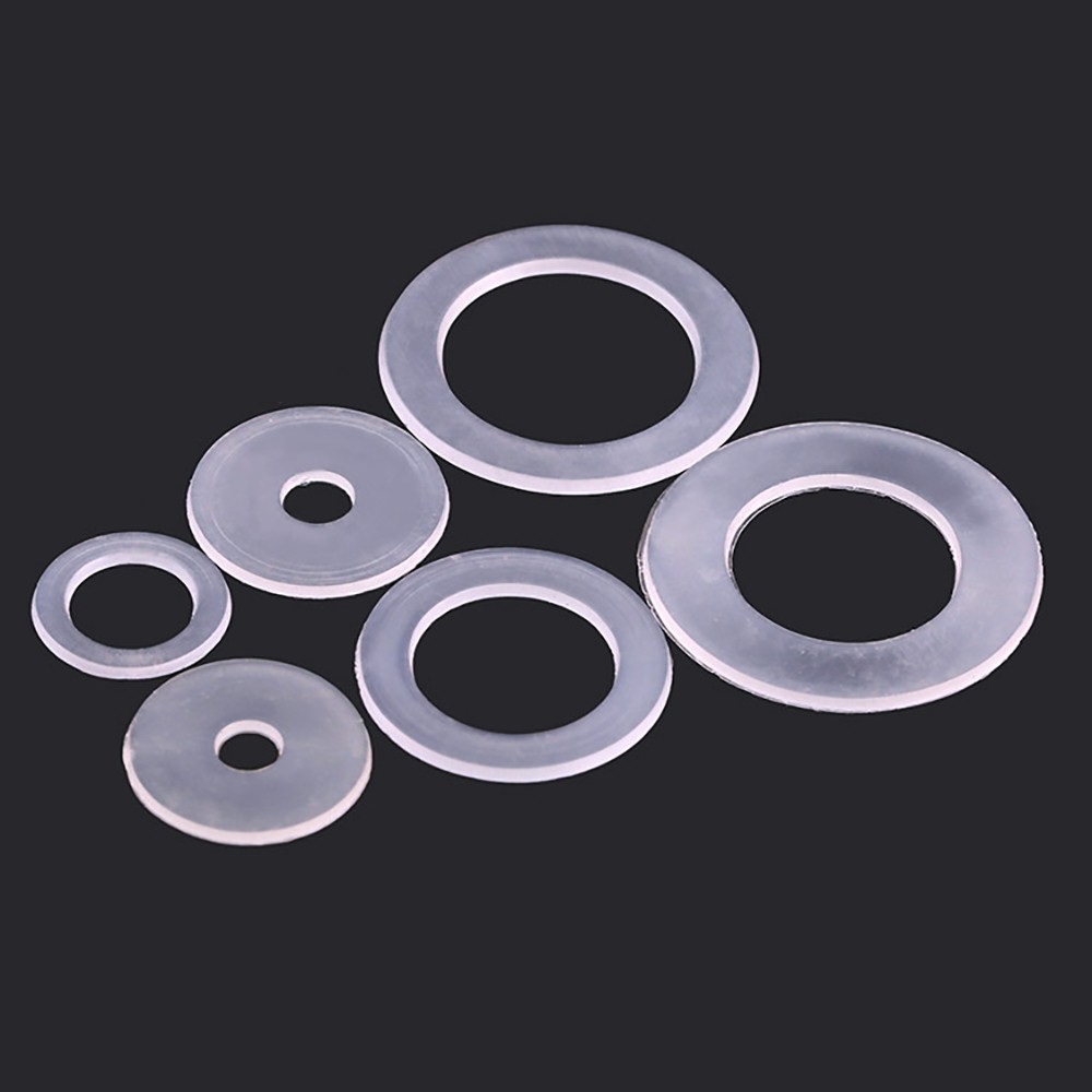 Nylon Plastic Clear Soft Flat Washers Insulation Thick/Thin Gasket ID 3mm-20mm