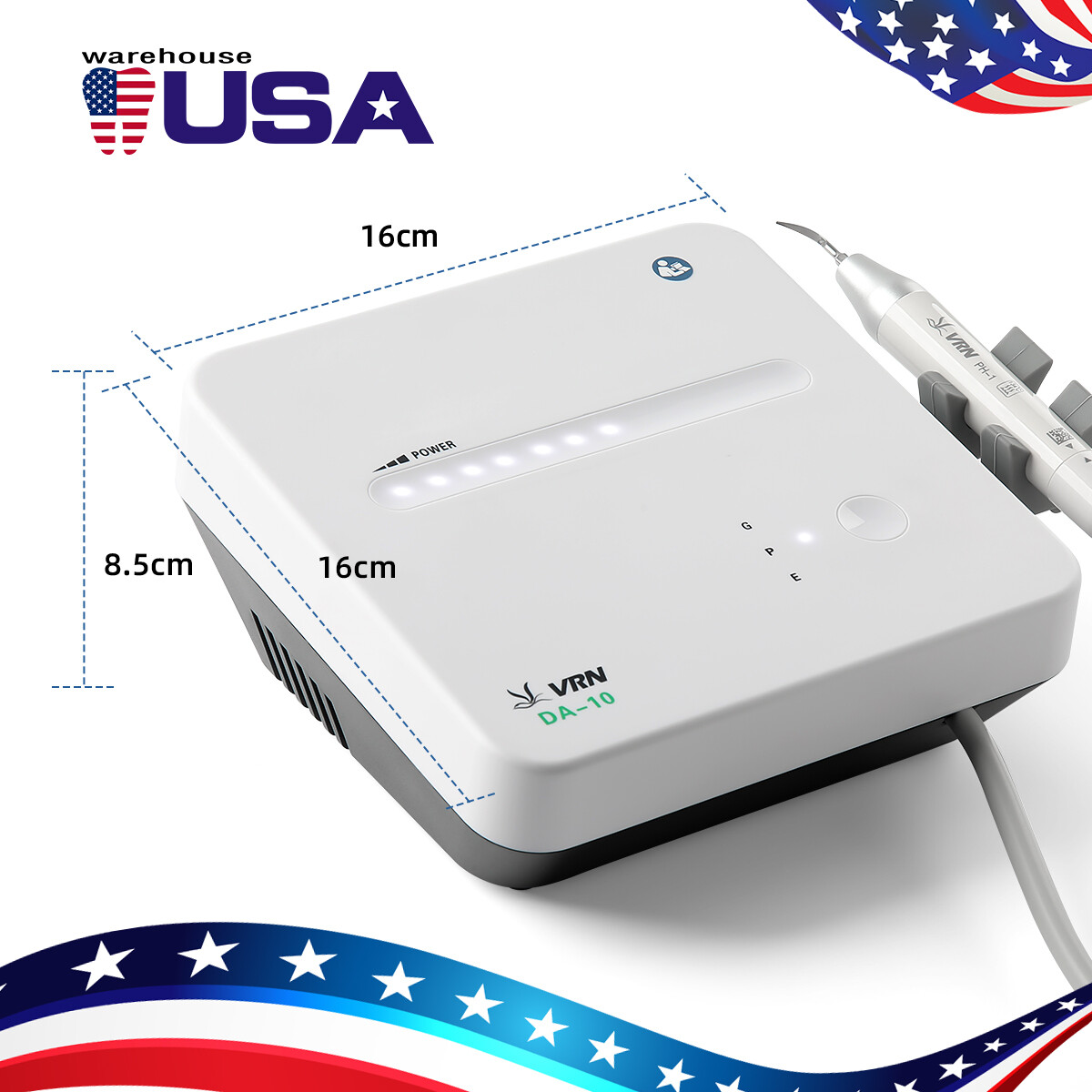 LED Dental Ultrasonic Piezo Scaler Handpiece Fit EMS Cavitron