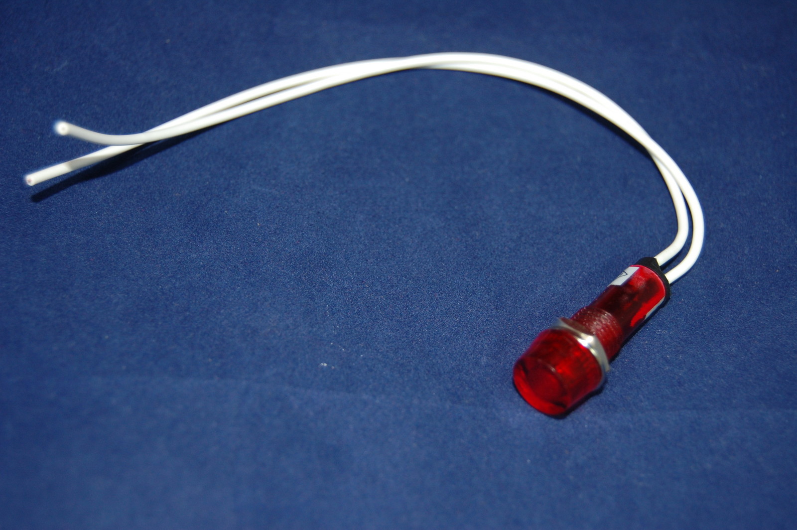 10Pcs 120V AC/DC 10mm RED Mini LED Pilot Lights CYLINDRICAL Cap with wire USKY3