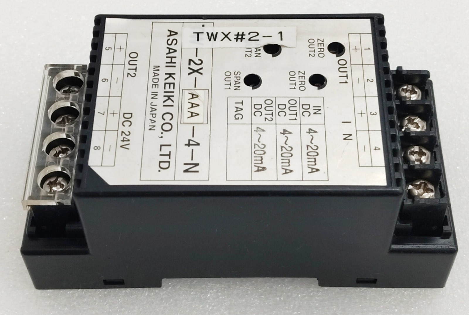 Asahi Keiki Co Transmitter TW-2X-AAA-4-N