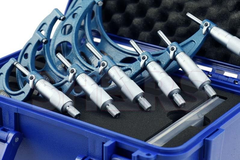 Shars 0-6″ x 0.0001″ Outside Micrometer Set (6 pcs) 303-2653N R 6 pcs/set