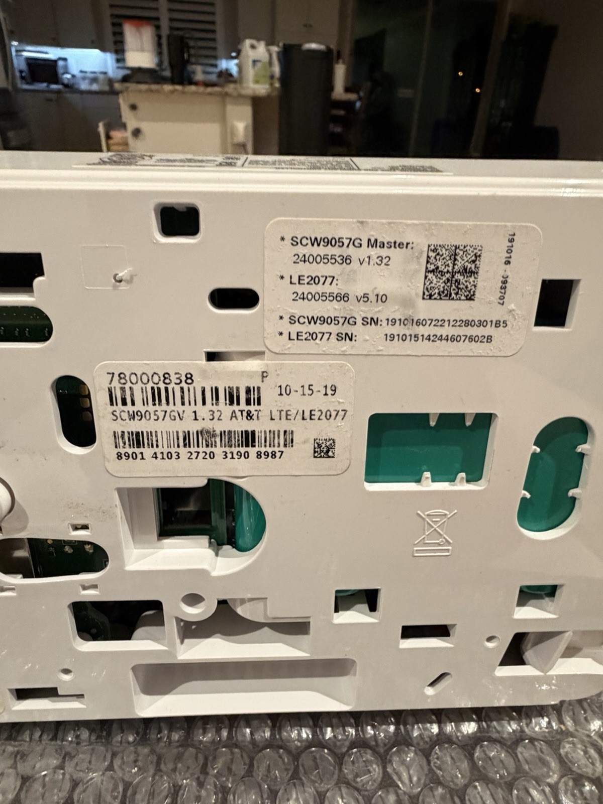 DSC SCW9057G-433 Residential Fire & Burglary Alarm Control Panel Keypad