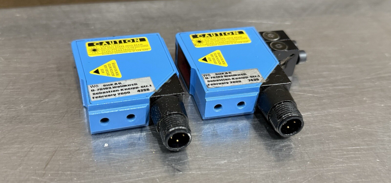 Lot Of 2 – Sick WS12L-D4381S05 2017872 Laser Light – Used