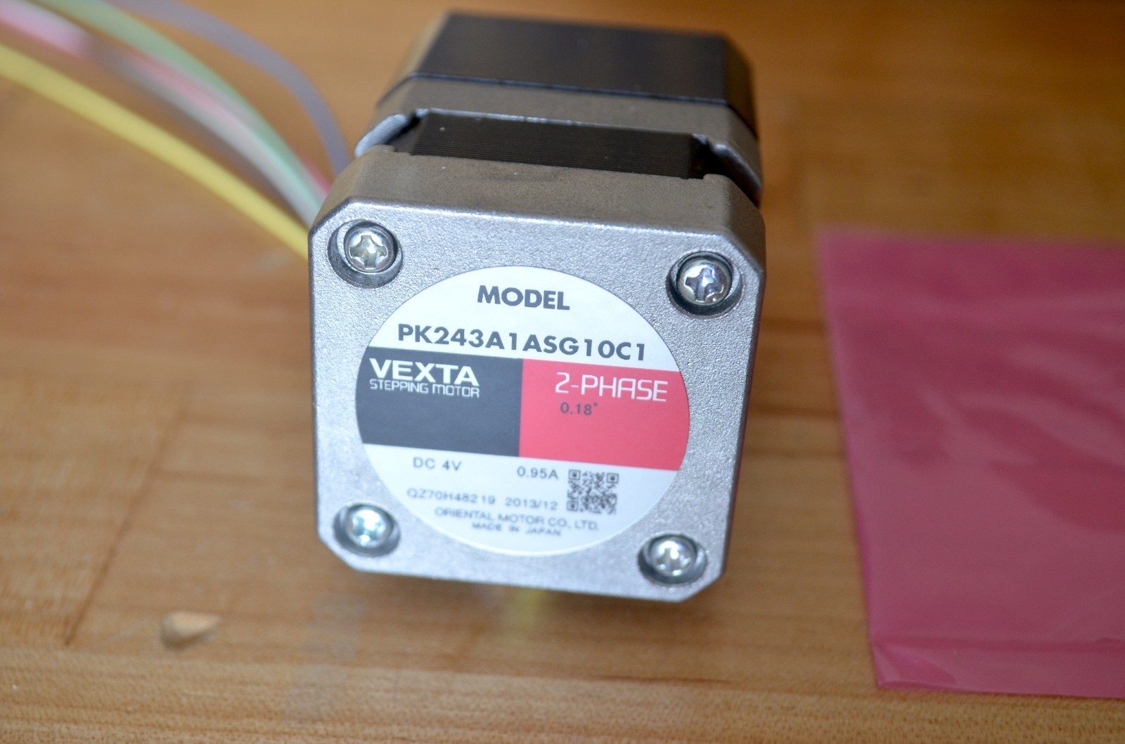 NEW Vexta Oriental PK243A1ASG10C1 Nema17 2-Phase Stepper Stepping Motor 78oz-in