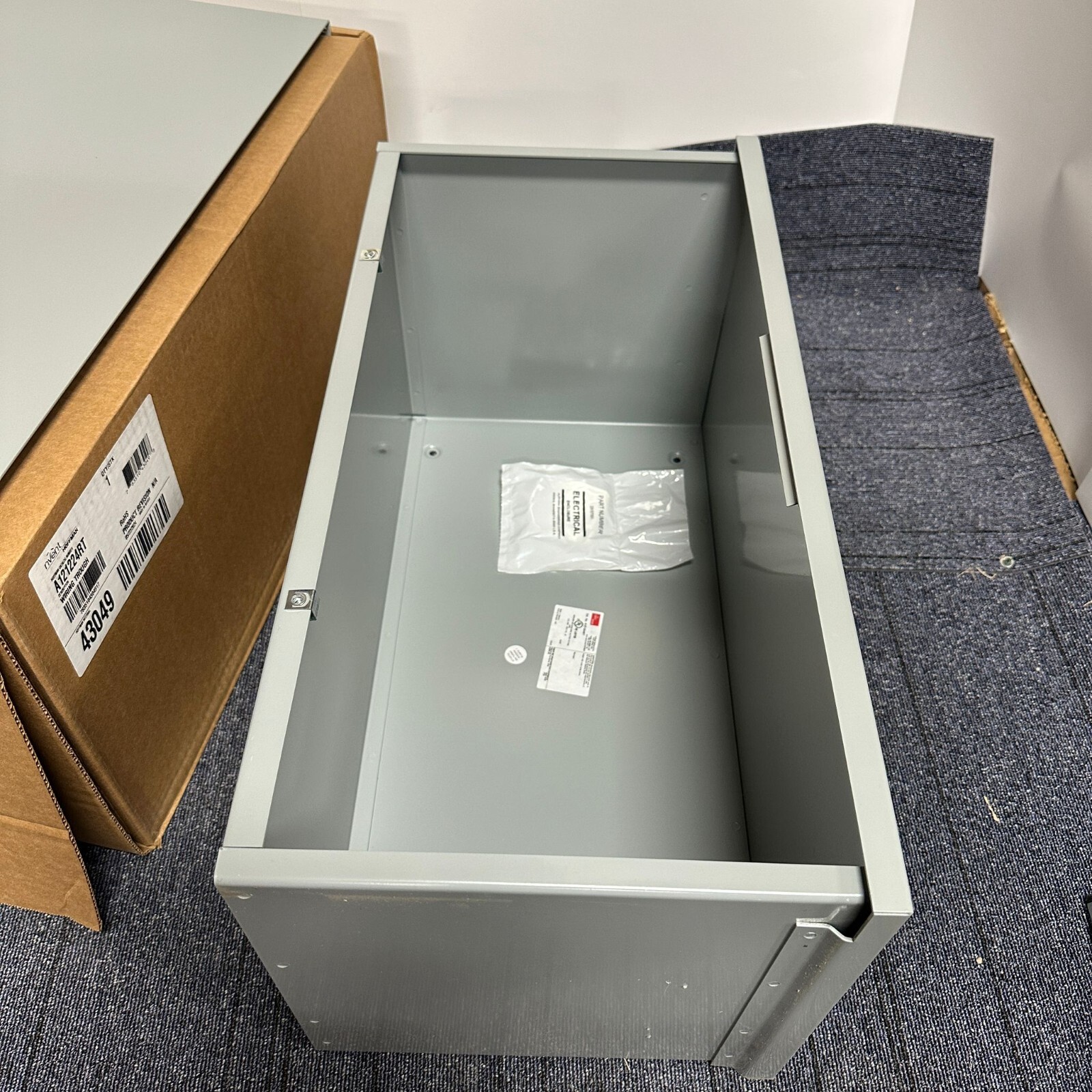 NVent Hoffman A121224RT Wiring Trough Enclosure Type 3R, 12″ H x 12″ W x 24″ L