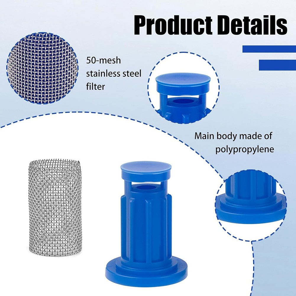 16pcs 8079-PP-50 Sprayer Nozzles Strainer for Sprayer Nozzles4989